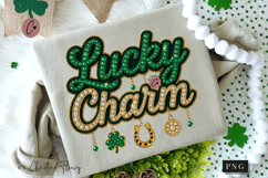 Rhinestone Lucky Charm PNG | St Patrick's Day Png Product Image 1