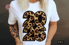 Faux Embroidery Leopard Print 2026 PNG - 4 Designs Product Image 4