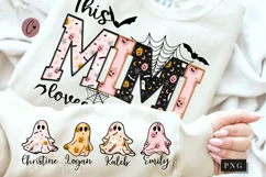 This Mimi Loves Her Boos PNG | Halloween PNG Product Image 1