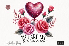My Forever Valentines Quote PNG | Valentines Day PNG Product Image 1