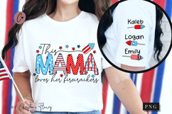 This Mama Loves Her Firecrackers PNG | 4th Of July PNG Product Image 1