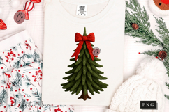 Faux Yarn Christmas Tree PNG Product Image 1