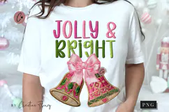 Faux Embroidery Jolly & Bright PNG Product Image 1