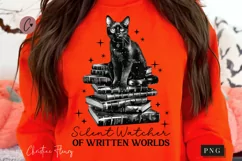 Silent Watcher Of Written Worlds Gothic PNG | Tortured Poet Product Image 1