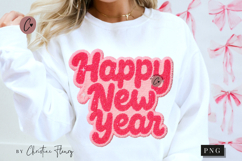 Preppy Girly New Years PNG Faux Latch Hook - 4 Designs Product Image 2
