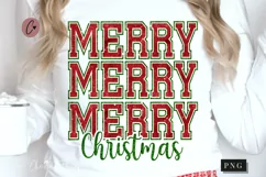 Glitter Merry Christmas PNG | Christmas Glitter PNG Product Image 1