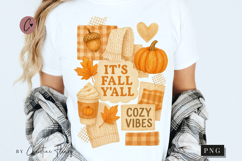 It&#039;s Fall Y&#039;all Collage PNG | Fall PNG Product Image 1