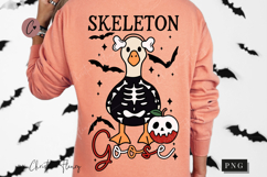 Skeleton Goose Halloween PNG | Spooky Season Png Product Image 1