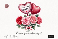 Love You Valentines Quote PNG | Valentines Day PNG Product Image 1