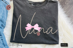 Coquette Pearl Nana PNG Design | Mothers Day PNG Product Image 1