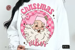 Pink Christmas Vibes PNG | Christmas PNG Product Image 1