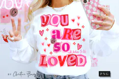 Christian Valentine PNG Ransom Letter - 4 Designs Product Image 3