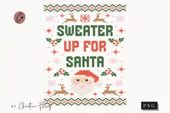 Ugly Christmas Sweater PNG | Funny Christmas PNG Product Image 1