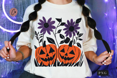 Boho Pumpkin Halloween PNG Product Image 1