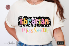 Librarian Composition School PNG | Back To School PNG Product Image 1