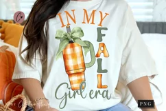 In My Fall Girl Era PNG | Fall PNG Product Image 1