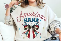 American Nana Coquette PNG | Patriotic PNG Product Image 1