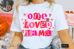 One Loved Mama Valentine PNG Ransom Letter Product Image 1