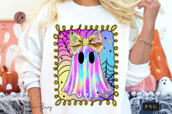 Iridescent Halloween Ghost PNG | Halloween PNG Product Image 1