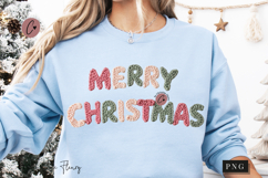 Merry Christmas Latch Hook Crochet PNG Product Image 1