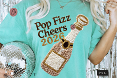 Golden Happy New Year PNG - 4 Designs Product Image 4