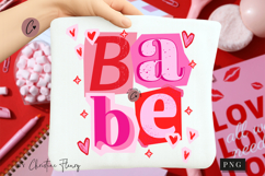 Babe Valentine PNG Ransom Letter Product Image 1