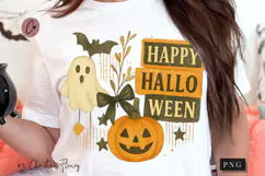 Happy Halloween Collage PNG | Halloween PNG Product Image 1