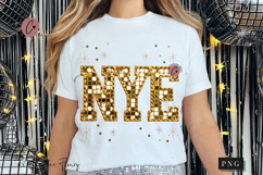 Coquette Golden New Year PNG - 4 Designs Product Image 4