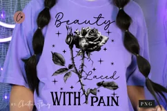 Beauty Laced With Pain Gothic PNG | Tortured Poet PNG Product Image 1