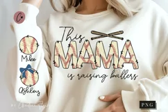 This Mama Is Raising Ballers PNG | Baseball PNG Product Image 1
