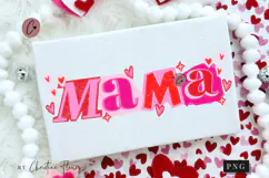 Cut Out Mama Mimi Nana Gigi Valentine PNG - 4 Designs Product Image 5