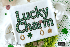Rhinestone Lucky Charm PNG | St Patrick's Day Png Product Image 1