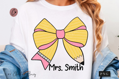 School Coquette Bow PNG Bundle | Back To School PNG Product Image 8