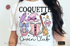 Coquette Coven Club Halloween PNG | Coquette Girly PNG Product Image 2