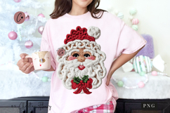 Latch Hook Santa PNG Product Image 1