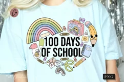 100 Days Of School PNG | School PNG Product Image 1