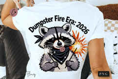 New Year Funny Raccoon PNG - 4 Designs Product Image 4