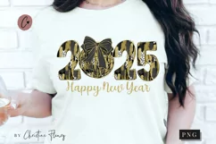 Preppy New Year 2025 Png | New Years PNG Product Image 1