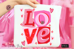 Christian Valentine PNG Ransom Letter - 4 Designs Product Image 4