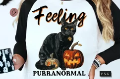 Vintage Feeling Purranormal PNG | Halloween PNG Product Image 1