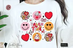 Retro Valentine PNG, Valentines Day PNG Product Image 1