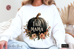 Boho Fall Mama Pumpkin PNG Product Image 1