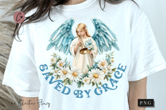 Easter Saved By Grace PNG, Christian PNG Product Image 1