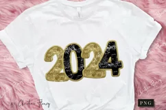 Faux Sequins 2024 PNG | New Years PNG Product Image 2