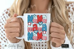 Doodle 4th Of July Mama PNG | Patriotic PNG Product Image 2