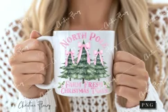 Coquette Farm Fresh Christmas Trees PNG | Christmas PNG Product Image 2