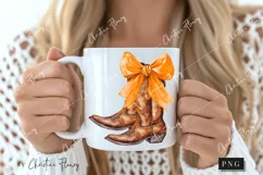 Coquette Cowboy Boots PNG | Coquette PNG Product Image 2