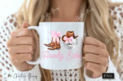 Howdy Babe Coquette Disco Girly PNG | Coquette PNG Product Image 2