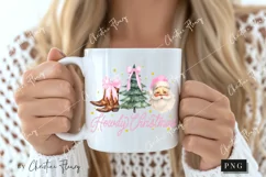 Coquette Girly Howdy Christmas PNG | Coquette PNG Product Image 2