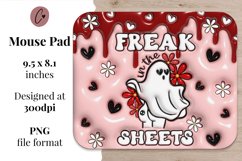 Inflated Freak In The Sheets Mouse Pad Sublimation Design Product Image 2